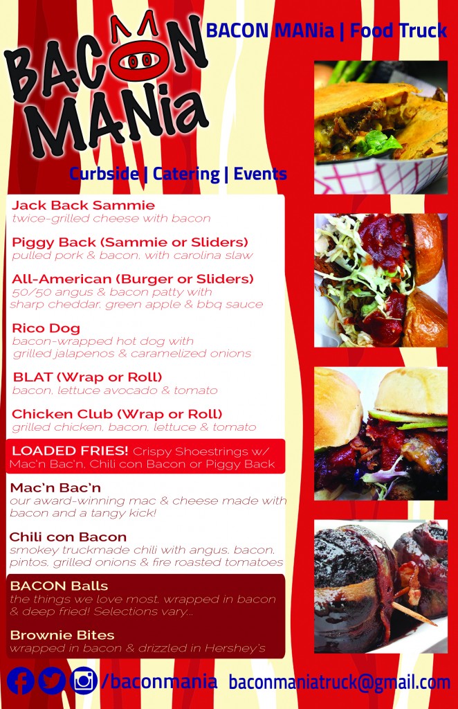 BACON MANia Truck Menu